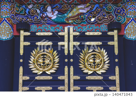 April 29 2026 Zuihoden ornate door with golden emblems April 29 2026 Zuihoden ornate door with golden emblems 140471043