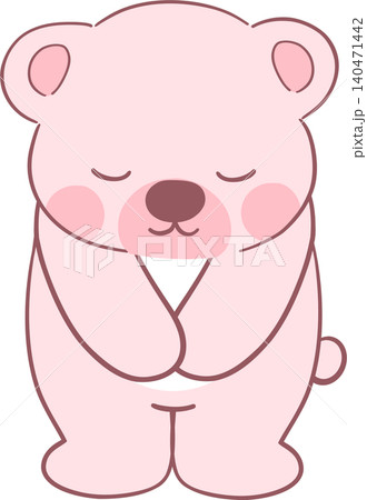 Bear Cartoon Baby Animal Illustration 140471442