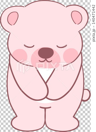 Bear Cartoon Baby Animal Illustration 140471442