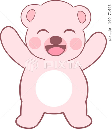 Bear Cute Animal Clipart Illustration 140471448