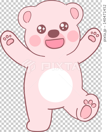 Bear Cute Flat Animal Character Bear Cute Flat Animal Character 140471452