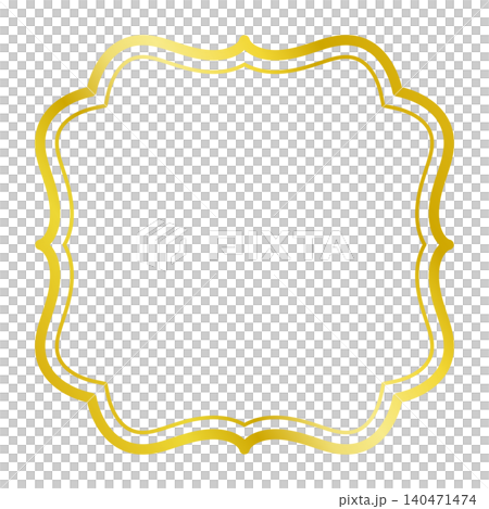 Simple double frame (gold gradient) 024 Simple double frame (gold gradient) 024 140471474