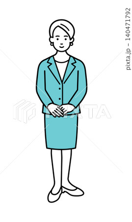 スーツ姿の会社員の女性 スーツ姿の会社員の女性 140471792