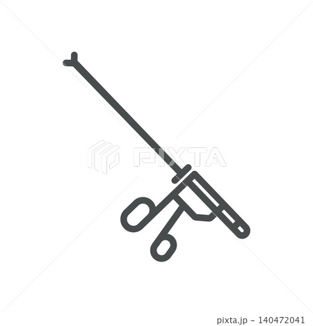 Laparoscope Vector Line Icon: Laparoscopic Surgical Instrument for Minimally Invasive Operation, Editable Stroke, Isolated Laparoscope Vector Line Icon: Laparoscopic Surgical Instrument for Minimally Invasive Operation, Editable Stroke, Isolated 140472041