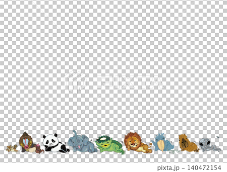 A frame background (with transparent background) featuring a cute character scratching their butt. A frame background (with transparent background) featuring a cute character scratching their butt. 140472154