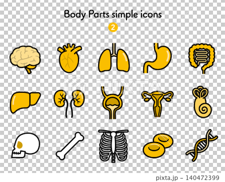 Simple Icon Collection: Human Body 2 140472399