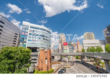 「埼玉県」JR川口駅東口前の風景 川口市 「埼玉県」JR川口駅東口前の風景 川口市 140472492