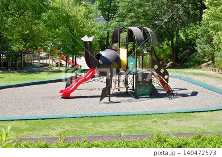 関市百年公園の児童園ゾーン 関市百年公園の児童園ゾーン 140472573