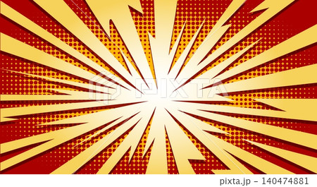 Cartoon explosion comic book style Cartoon explosion comic book style 140474881