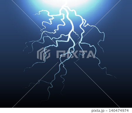 Light blue lightning Light blue lightning 140474974