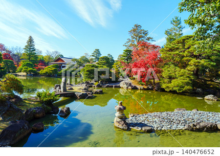 紅葉のある風景 桂離宮 紅葉のある風景 桂離宮 140476652