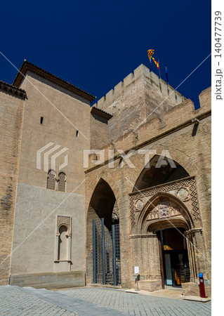 Moorish Entrance at Aljaferia Palace Moorish Entrance at Aljaferia Palace 140477739