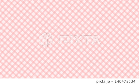 チェック柄のパステルカラーのかわいいシンプルな背景 140478534