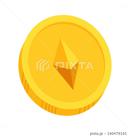 Cryptocurrency coin floating on vector illustration. Cryptocurrency coin floating around Ethereum ETH. Crypto Coin symbol icon Cryptocurrency coin floating on vector illustration. Cryptocurrency coin floating around Ethereum ETH. Crypto Coin symbol icon 140479191