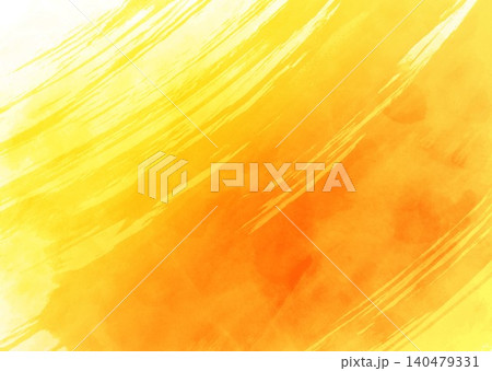 黄色とオレンジ抽象的な水彩画 黄色とオレンジ抽象的な水彩画 140479331