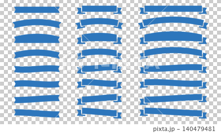 Ribbon set, decoration, frame, heading, label Ribbon set, decoration, frame, heading, label 140479481