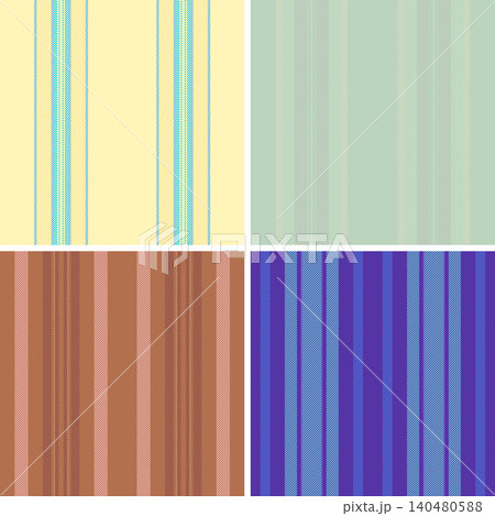 Christmas striped pack designed for licensing projects. Market ready lines styles suit seasonal products. Vector files stay flexible. 140480588