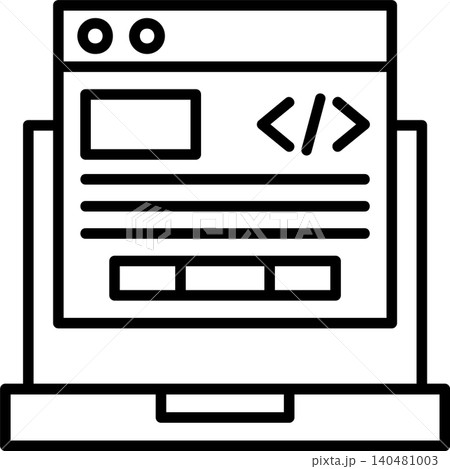 Programming Modern Vector Icon Design Programming Modern Vector Icon Design 140481003