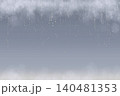 透明な雫が滴る幻想的な背景 テキストスペース付き雨イメージ素材 140481353