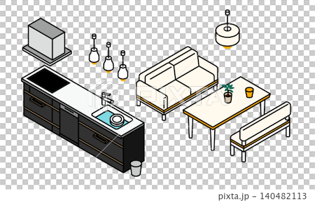 Isometric illustration of LDK Isometric illustration of LDK 140482113
