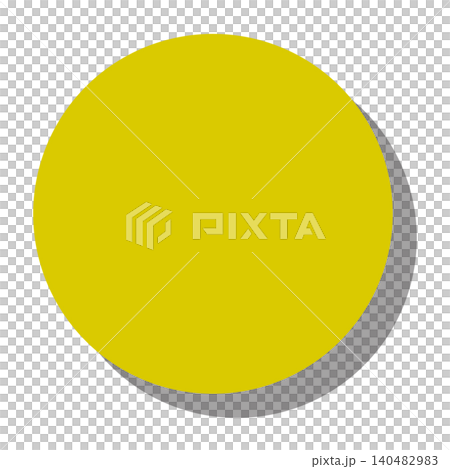 A mustard-colored circle with a shadow in the bottom right corner, which can be used as a background or icon base. A mustard-colored circle with a shadow in the bottom right corner, which can be used as a background or icon base. 140482983