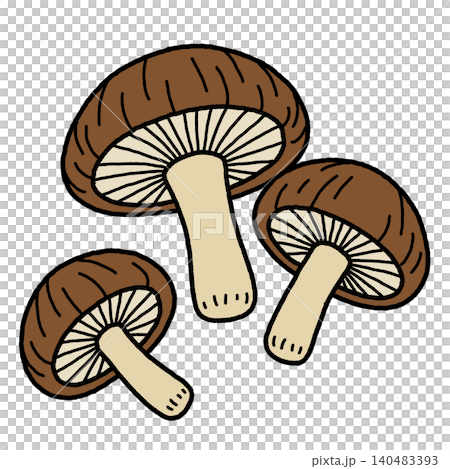 手繪香菇插圖 手繪香菇插圖 140483393