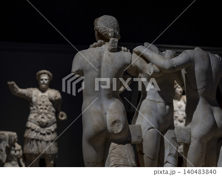a historical statue from Roman times a historical statue from Roman times 140483840