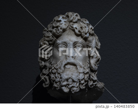 a historic sculpture from the Roman period a historic sculpture from the Roman period 140483850