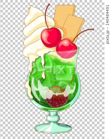 colorful cream soda illustration colorful cream soda illustration 140484491