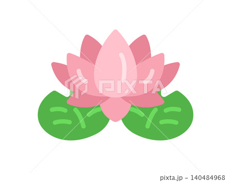 蓮の花のアイコンのイラスト 蓮の花のアイコンのイラスト 140484968