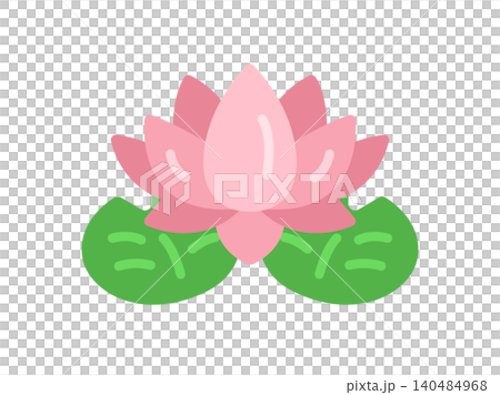 蓮の花のアイコンのイラスト 蓮の花のアイコンのイラスト 140484968