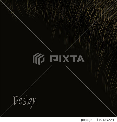 An abstract card with an isolated gold wavy pattern An abstract card with an isolated gold wavy pattern 140485224