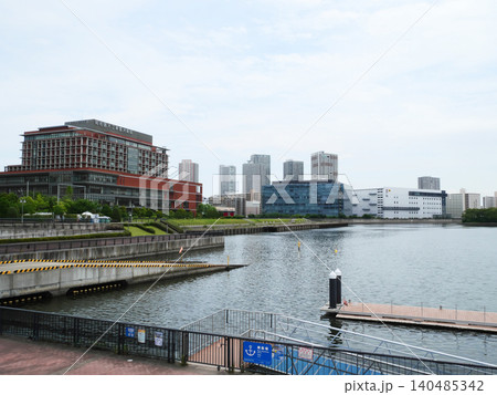 運河のある都市景観|豊洲・東雲 運河のある都市景観|豊洲・東雲 140485342