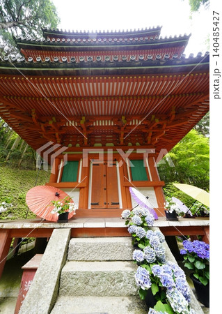紫陽花のある風景 紫陽花のある風景 140485427