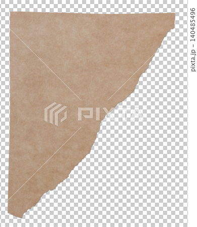Torn Notebook Paper Brown Ripped Craft Sheet Isolated Journal Scrap Element Torn Notebook Paper Brown Ripped Craft Sheet Isolated Journal Scrap Element 140485496
