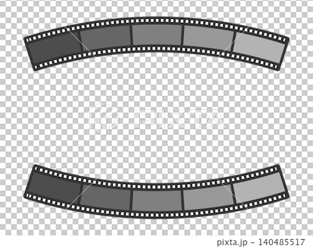 Movie negative film frame illustration Movie negative film frame illustration 140485517