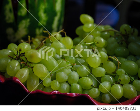 delicious and fresh grapes at the market 140485733