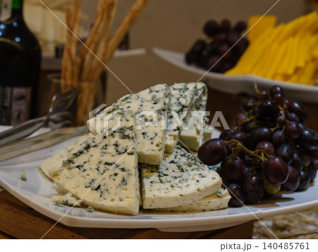 fresh cheeses for breakfast at a hotel buffet fresh cheeses for breakfast at a hotel buffet 140485761