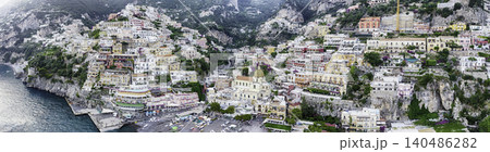 Coastal beauty and charming cliffside villages in Positano, Italy Coastal beauty and charming cliffside villages in Positano, Italy 140486282