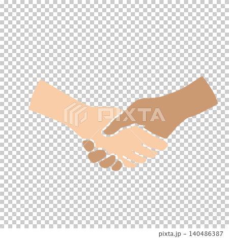 A handshake, hand in hand, a partnership. A handshake, hand in hand, a partnership. 140486387