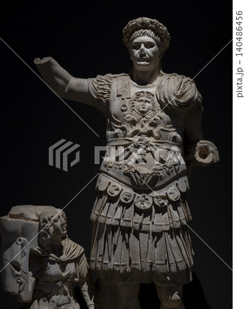 a historical statue from Roman times a historical statue from Roman times 140486456
