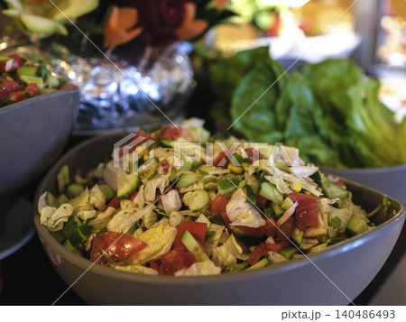 delicious appetizers in the restaurant 140486493