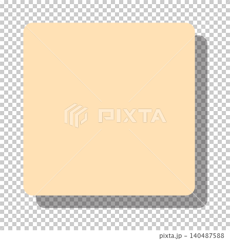 A beige square with a shadow in the bottom right corner, usable as a background or icon base. A beige square with a shadow in the bottom right corner, usable as a background or icon base. 140487588