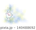 ブルーな腕時計 140488692