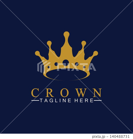 Crown Logo Template vector illustration 140488731