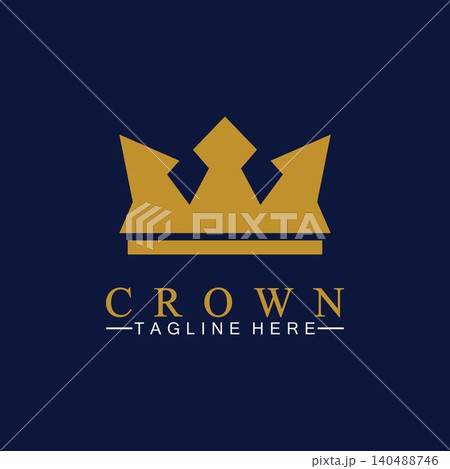 Crown Logo Template vector illustration Crown Logo Template vector illustration 140488746