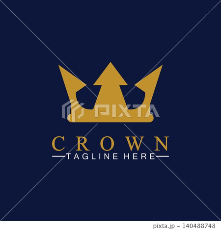 Crown Logo Template vector illustration Crown Logo Template vector illustration 140488748
