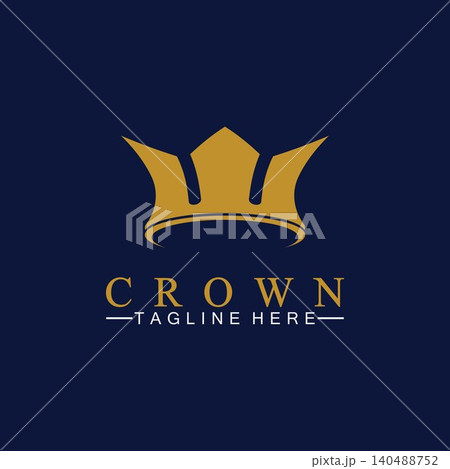 Crown Logo Template vector illustration 140488752