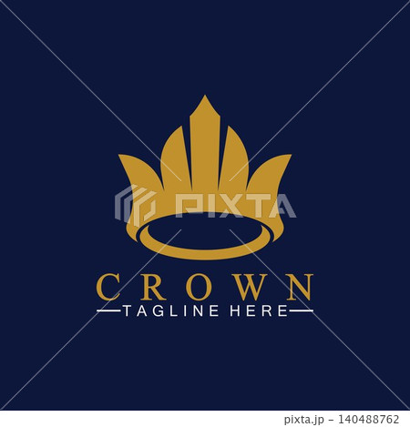 Crown Logo Template vector illustration Crown Logo Template vector illustration 140488762