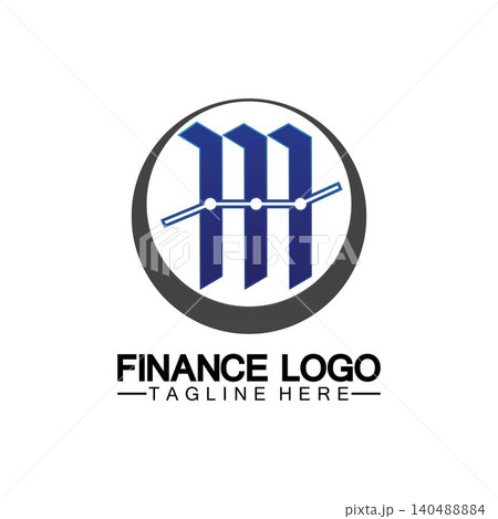 Business finance and Marketing logo Vector illustration  design 140488884
